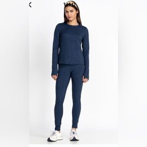 Set Johnny Was Calme Ease Collection - Leggings, Long Sleeve Shirt Blue